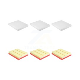 PUR 3x Air + 3x Cabin Filter (6 Total) Kit Replacement For 2019-2023 Ford Ranger 2.3L KFL-103441