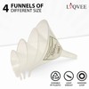 Liqvee Funnel Transparent in 4 Different Sizes (122, 101, 76