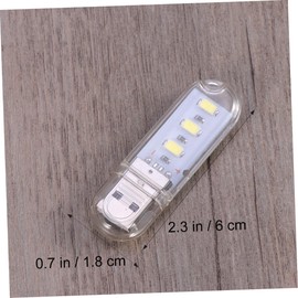 Operitacx USB LED Tischlampe Mini Leselampe Mit Flexiblem Schwanenhals USB Für Laptop Computer Tastatur Energieeffizient