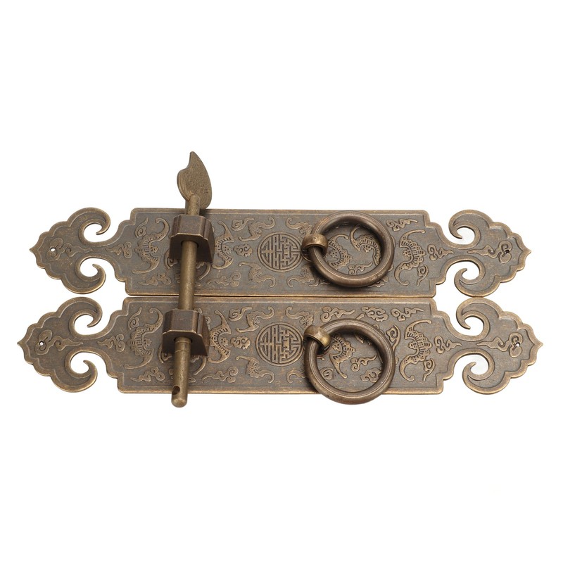 Pull Handle Antique Chinese Auspicious Clouds Good Luck Drawer Pulls