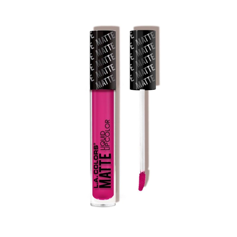 L.A. COLORS Matte Liquid Lip Color, Pampered CLG413