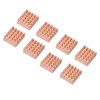8PCS Pure Copper RAM Heat Sink Cooling Fin Heatsink for