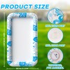 3 Pcs Ice Buffet Serving Tray Drink Cooler with Drain
