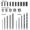 Broken Bolt Extractor, 25 PCS Drill Bit Extractor Set,Easy Out