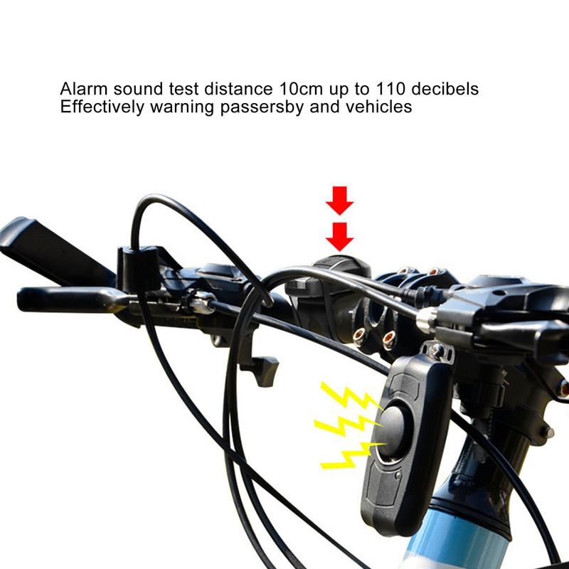 Electric Vehicle Alarm USB Charging Bike Wireless Remote Control Vibration