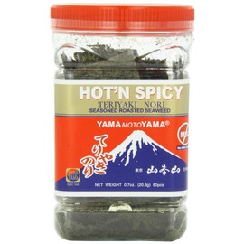 Yama Moto Yama Teriyaki Nori Seaweed Hot and Spicy, 0.7 Ounce