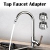 2 PCS Solid Tap Faucet Adapter Kit 18mm to 22mm