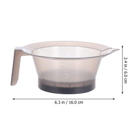 Minkissy Pack of 3 Plastic Hair Dye Bowl Salon Hair Colour Mixing Bowl Professional Hair Colour Bowls for Hairdressers Hairdressers