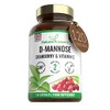 120 D-Mannose Capsules with Vitamin C and Cranberry Extract -