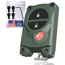 for Toyota Key Fob Cover with Built-in Bottle Opener - Rugged Protective Shell for Tundra (2007-2017) & Tacoma (2005-2015) - Enhanced Grip & Durability - Key Fob Replacement Shell - Custom Colors