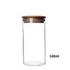 2 Pcs (350ml/11.8oz) Clear Cylindrical Empty High Borosilicate Glass Bottle