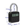 Enajucy Metal Timer Lock - Electronic Time Padlock with LCD
