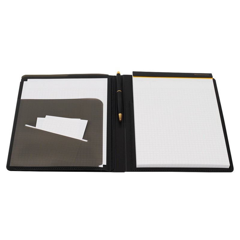 Maruman Mnemosyne Notepad and Holder, blk