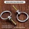 Mgoodoo 10Pcs Ring Knobs for Kitchen Cabinet Cupboard Drawer Handle