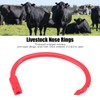 10 PCS Plastic Cow Nose Ring Large Cattle Breeding Nose