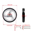 Wealrit 2 Pcs Wheels Replacement for Wheelchairs Solid 8 Inch