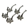 Coat Hook Double GNER 2 Part Cast Antique Iron 125mm