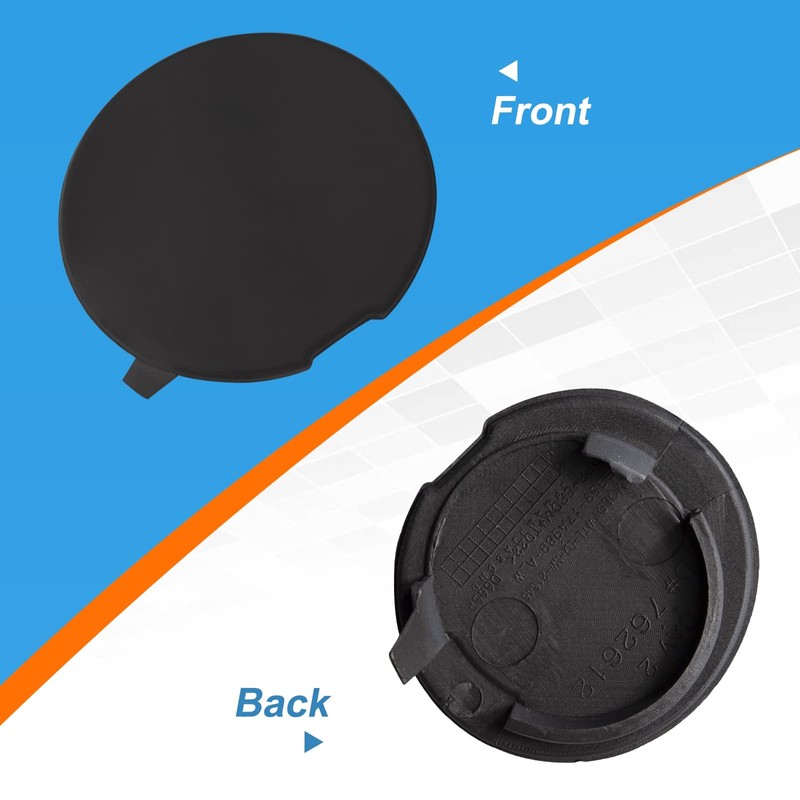 Front Bumper Tow Hook Cover Towing Eye Cap Fit for