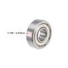 uxcell R4ZZ Ball Bearing 1/4-inchx5/8-inchx0.196-inch Double Shielded ABEC-1 Bearings 10pcs
