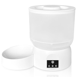 Relihom Automatic Cat Feeder, Rechargeable Cat Food Dispenser, 270-Day Battery Life, Motion-Activated Feeding Mode, 2.5L, Small portions, Programmable Timed cat Feeder for Cats & Dogs