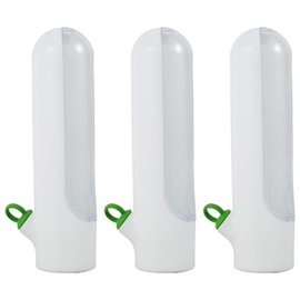 3Pcs Fresh Herb Keepers, Reusable Herb Storage Container Waterproof Herb Preserver with Clear Front Lid White Vegetable Preservation Bottle BPA-free Herb Saver for Refrigerator