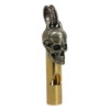 Ebros Gift Solid Brass and Steel Ghost Skull Head Death