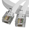 ConnectingU® 1m long White ADSL Modem Cable - Premium Quality
