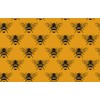 1 x Beautiful Bees Pattern Art Yellow - Black Ballpoint