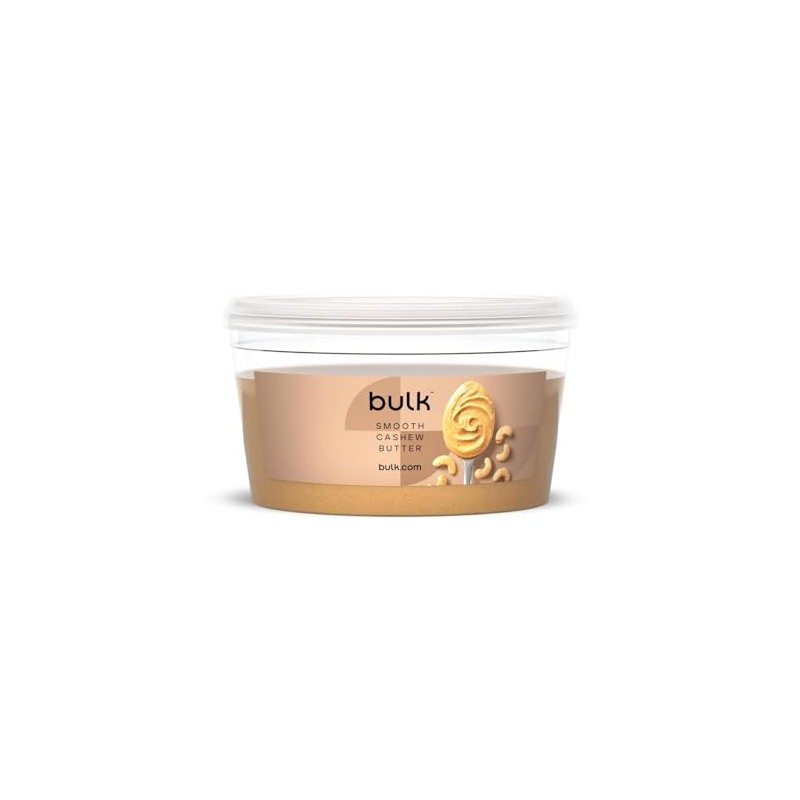 Bulk Natural Roasted Cashew Butter Tub, Smooth, 500 g