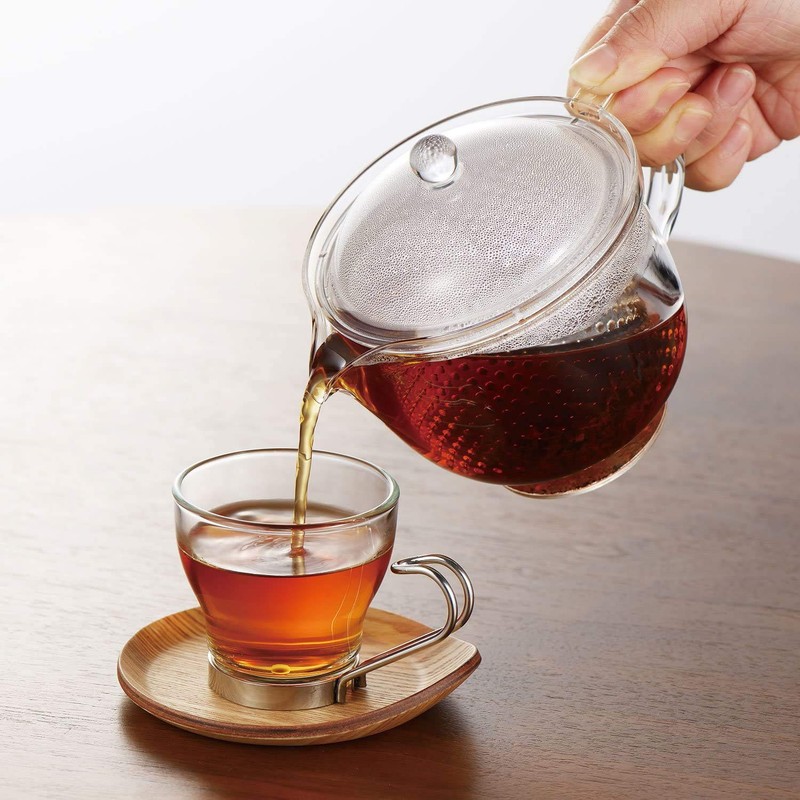 Akebono Sangyo TW-3717 Clear Teapot, 16.2 fl oz (480 ml),