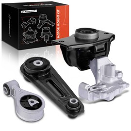 A-Premium Engine Motor Mount and Torque Strut Mount Kit Compatible with Nissan Rogue 2008-2013, Rogue Select 2014-2015, Sentra 2007-2012, 2.5L, 3-PC Set, Replace# 11210ET80A, 11350ET80A
