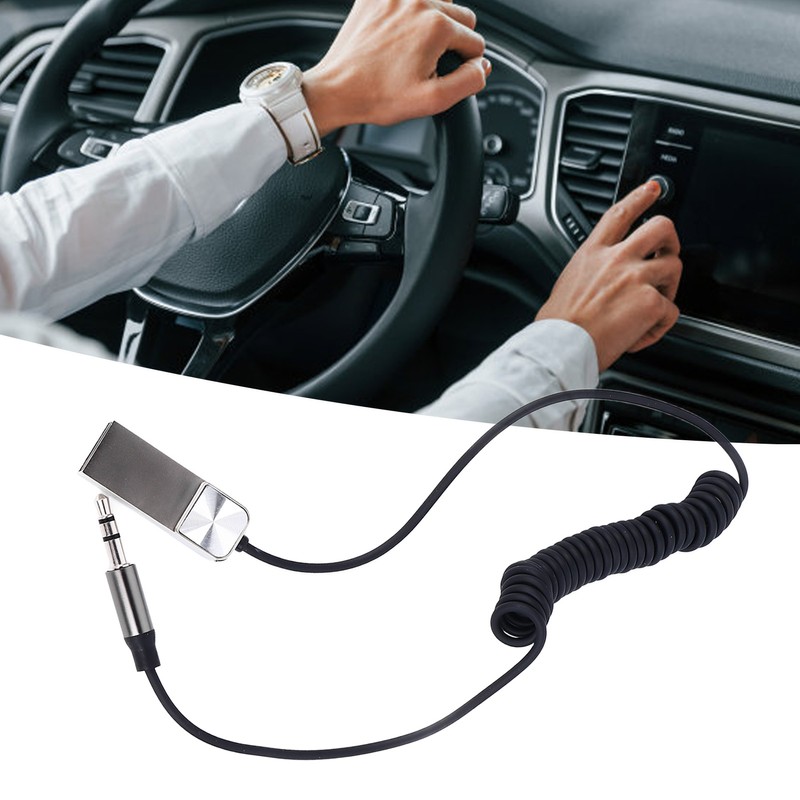 Car Bluetooth Receiver 3.5mm Jack Fast Pairing Stable Connection Portable