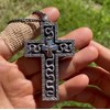 KUAUTD Squids Necklace Game, Cross Necklace for Men, Cross Necklace
