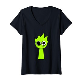 Womens Lime from Sprunki! V-Neck T-Shirt
