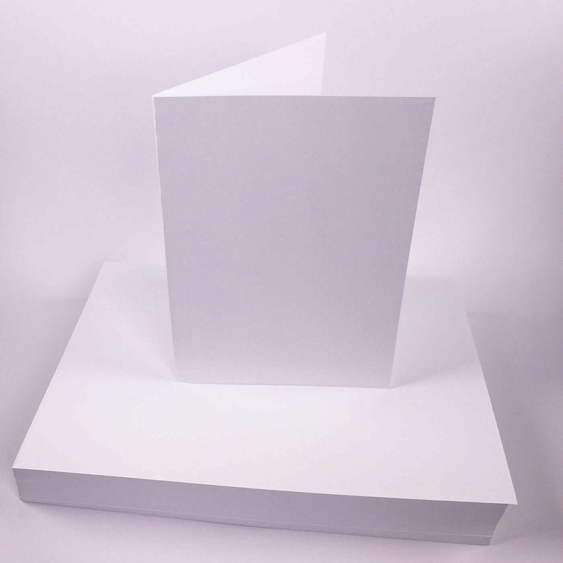 Buystarget A4 White Card 200gsm Thick Paper Cardboard Sheets Art