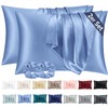 Vielit Set of 2 Satin Pillowcases, Soft as Silk Pillowcases,