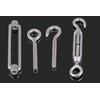 [Health Lief] Stainless Steel Turnbuckle, Set of 4, Eye Hook,