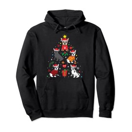 French Bulldog Christmas Ornament Tree Xmas Pullover Hoodie