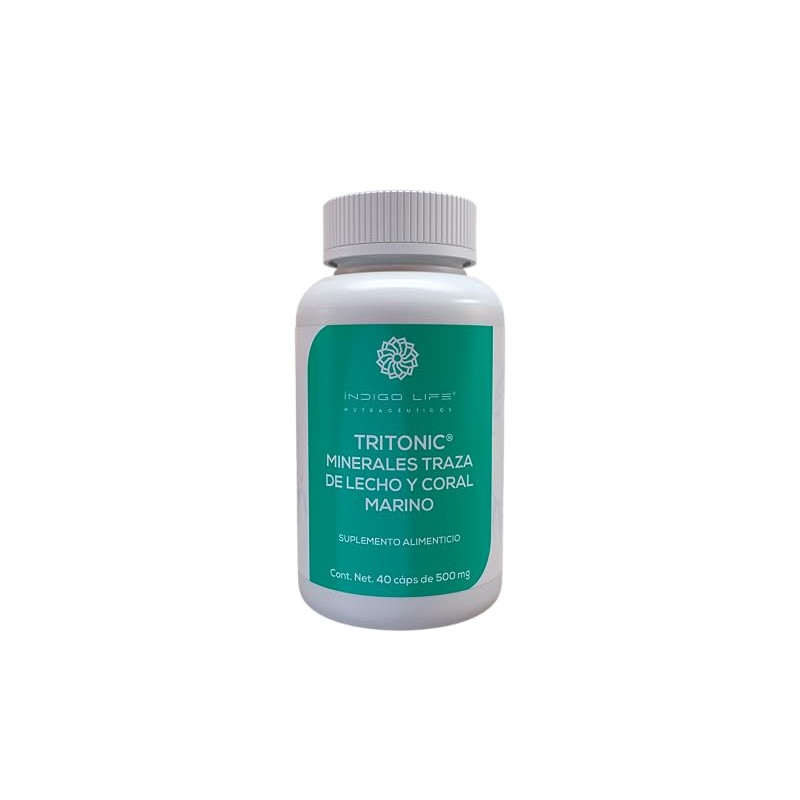 INDIGO LIFE NUTRACEUTICOS Tritonic Minerales Traza de Lecho y Coral