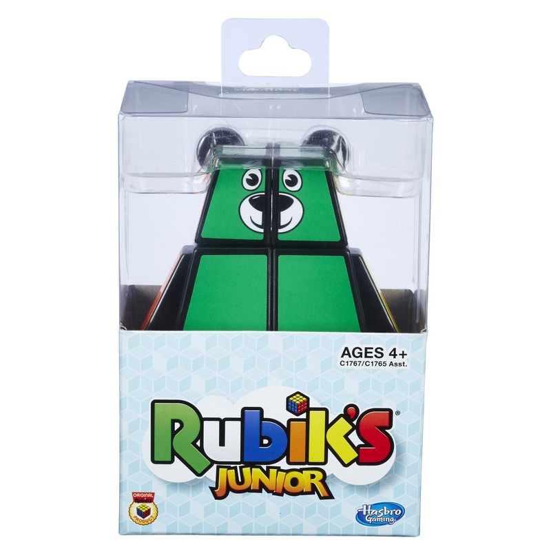 Hasbro Gaming C1765 Rubik's Cube Jr. (Green Bear) Rubiks Junior