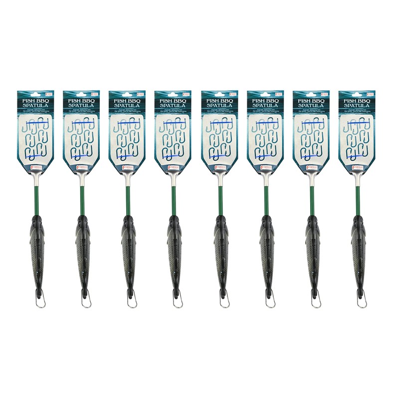 Gibson Fish BBQ Spatula, Includes Bottle Opener and Convenient Hanging