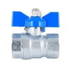 Butterfly Metal Dial Valve 3/4" PN25 High Quality Shut-off Key
