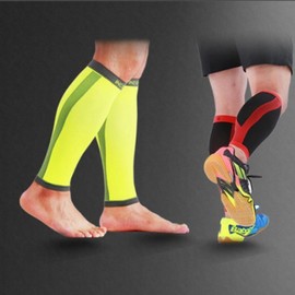 Cuffone Sports Calf Sleeve for Injury Prevention Taping Red XL 10ea