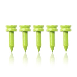 ECADDIE Green Castle Bamboo Golf Tees 25mm (50 pack) - Durable Eco-Friendly for Irons & Hybrids