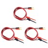 3pcs 1 Pair Mall Test Hooks Clip to Banana Plugs