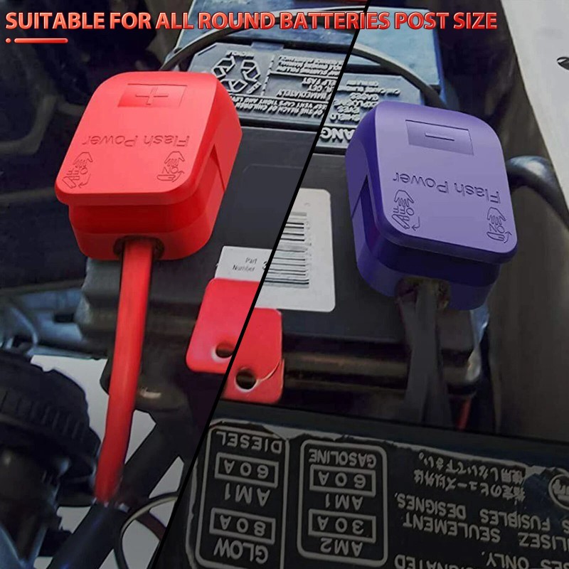 XUKEY Car Battery Terminal Connectors 2PCS Quick Release Disconnect Negative