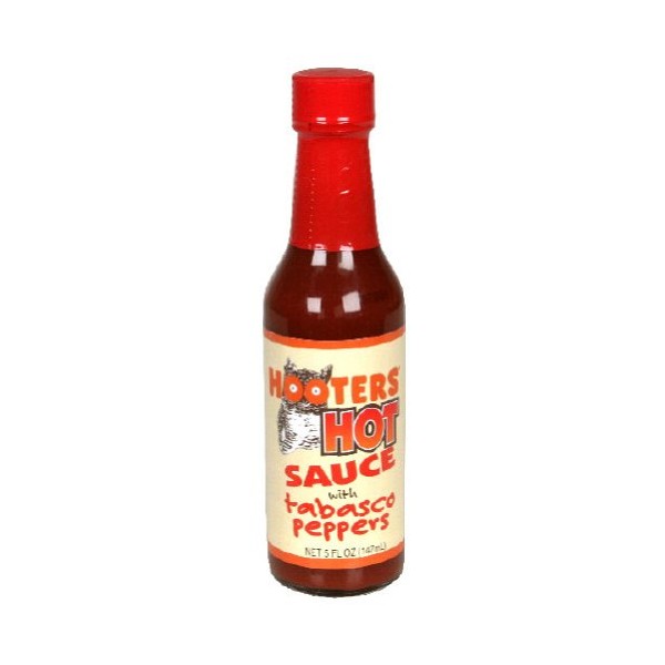 Hooters, Hot Sauce, 5-Ounce (12 Pack)