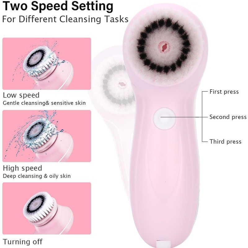 6-In-1 Face Cleaning Brush USB Charging Face Deep Cleansing Machine