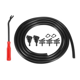 A ABSOPRO Windshield Washer Nozzle Kit 5116079A Tool Kit Wiper Wash Spray Jet for Chrysler PT Cruiser 2001-2010 Plastic (Set of 15)