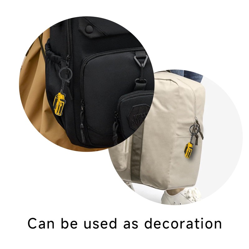 SFNEOP Compatible with Camaro Keychain, Stainless Steel Keychain Decoration for